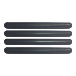 Protector de Paragolpe PVC - Pack de 4 Piezas negro
