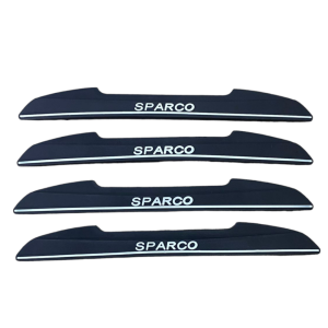 Protector Salva Puerta de Resina Adhesivo Sparco (4 Piezas) NEGRO