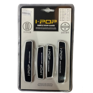 Protector Salva Puerta Corto I-POP - Pack de 4 Piezas NEGRO