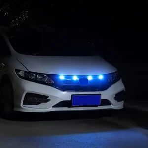 luces led para autos kit balizador detellando 4 piezas azul
