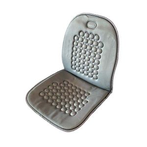 Cubre asiento masajeador con imanes para auto, disponible en color negro o gris