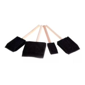 Kit De 4 Pinceles De Esponja Poliespuma Para Interior