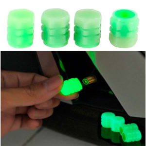 59. Tapas De Válvula Fluo x4 – Varios Colores VERDE Tapas plásticas fluo para válvula de auto o moto, pack x4 colores surtidos