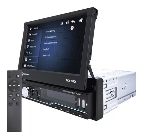Estéreo Indash Manual 7" Blauline - GPS, Bluetooth, Mirror Link y Cámara de Reversa - Imagen 2