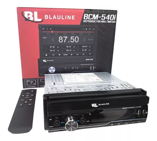 Estéreo Indash Manual 7" Blauline - GPS, Bluetooth, Mirror Link y Cámara de Reversa - Imagen 3