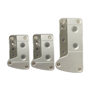 Set de Pedaleras Deportivas Racing - Aluminio Perforado Universal GRIS