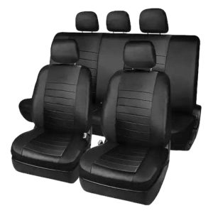Juego de fundas bondeadas universales acolchonadas para auto, con opción de logo bordado o sin logo SIN LOGO