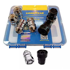 Antirrobo Premium Cromado Goodyear GY-2234 - Compatible con Rastrojero, Gran Cherokee, F100 y más