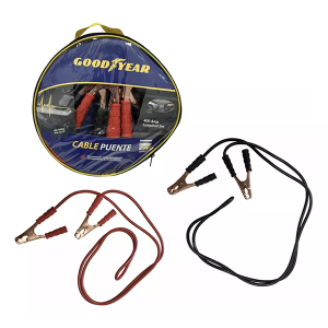 Cable Puente 400 Amperios Goodyear - 3 Metros, Arranque Batería con Cocodrilos