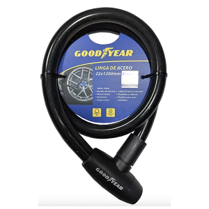 Linga Pitón de Acero Reforzada Goodyear | Cerradura de Seguridad 22mm x 1.2m