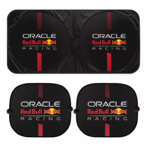 Kit Cortinas Parasol Plegable Red Bull | Delantera + Laterales | 3 Piezas