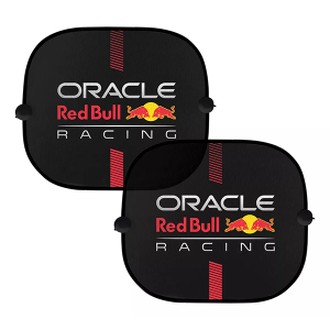 Parasol Lateral Plegable Red Bull | 2 Piezas con Ventosas