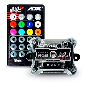 Kit Strobo RGB Rítmico 2.0 con Control Remoto AJK – 3W