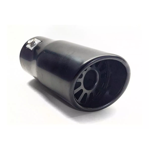 Cola de Escape Deportiva Universal – Acero Inoxidable Negro