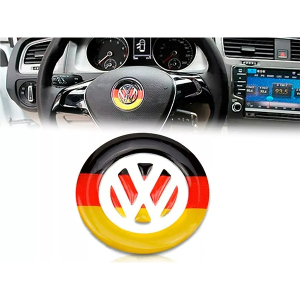 Calco Insignia Centro de Volante Volkswagen Alemania - Adhesivo de Resina