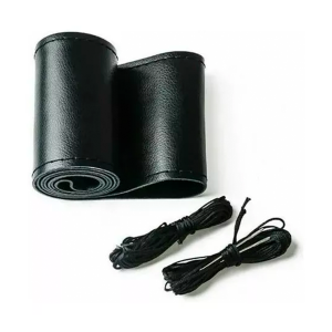 Cubre Volante Negro Liso o Negro Picado Para Coser 38cm