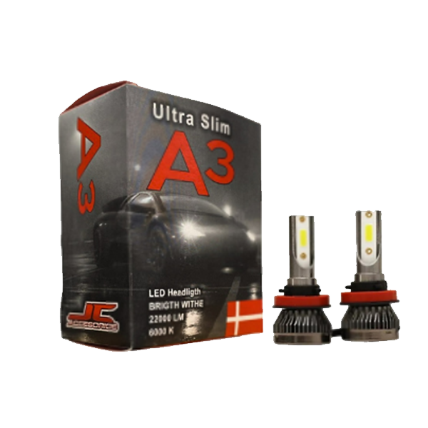 Cree LED A3 Ultra Slim - Disipador Macizo - H1:H3:H7:H11:9006 - 22.000LM 1