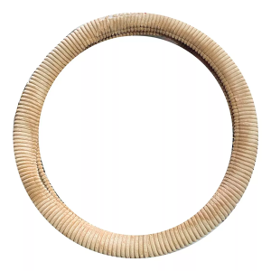 Cubre Volante Terciopelo Beige 38cm