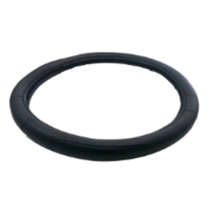Cubre Volante de Cuerina Negro 38cm