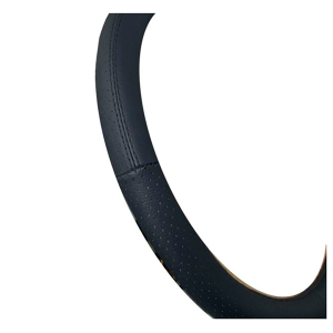 Cubre Volante de Cuerina Reforzado Negro Picado 38cm
