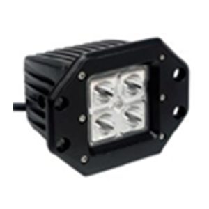 Faro Led Rectangular 12W 4 Led Blanco 12V/24V