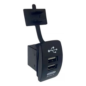 Adaptador Doble USB Para Embutir