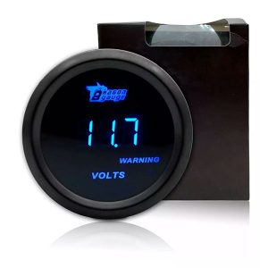 Reloj Voltímetro Digital Led 55Mm Para Auto Y Camioneta