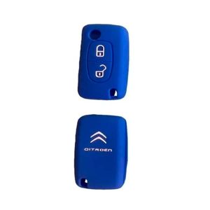 Funda De Llave Citroën 2 Botones Tipo Navaja – C3 / C4 / Picasso / Berlingo azul