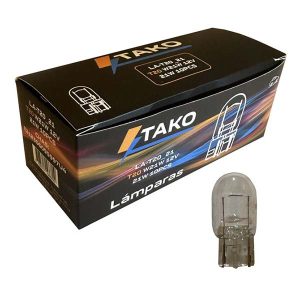 Lámpara halógena T20 1 polo 21W para luces de freno