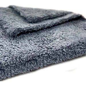 paño microfibra sin costura LAFFITTE 30x30 cm gris coral para pulido y secado automotor