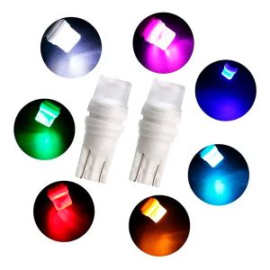 lámpara LED T10 de cerámica multicolor ideal para tablero o posición