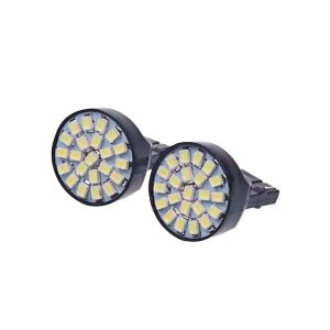 lámpara LED T20 chata con chip CSP y 22 LEDs 3528, compatible con 12V