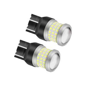 lámpara LED T20 69 LED CANBUS LUPA para luz diurna o de posición, 2 polos, blanco frío 6000K