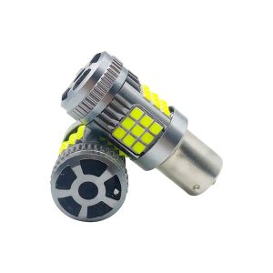 lámpara LED 1 polo con cooler color blanco o ámbar pata despareja