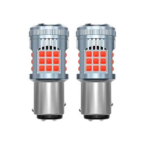 lámpara LED 2 polos con cooler color blanco o rojo pata despareja