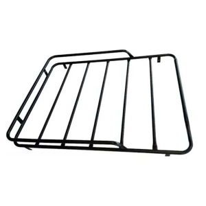 Parrilla porta equipaje Porter Max reforzada de caño redondo, compatible con distintos modelos.