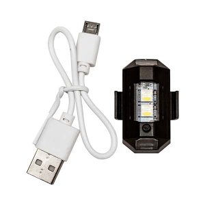 Mini plafón LED recargable para bici, moto o auto – Luz de 4 o 7 colores con USB