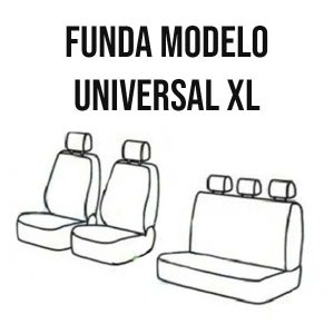 Fundas cubre asiento XL para autos grandes y camionetas, con opción de logo bordado o sin logo