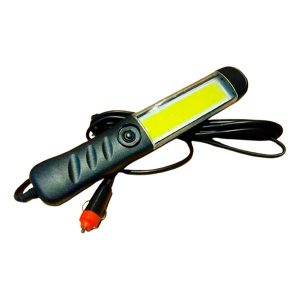 Lámpara portátil LED COB con gancho e imán para encendedor de auto 12V