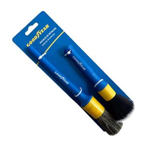 Kit de brocha y cepillo Goodyear GY-2103 para detailing interior y exterior