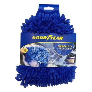 Manopla doble de microfibra Goodyear 20x25 cm GY-2894 para lavado premium