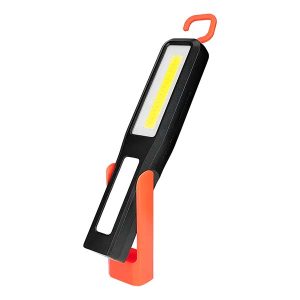 Lámpara portátil recargable USB con 3 modos de luz, base imantada y gancho giratorio