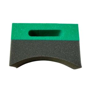 Pad Aplicador Curvo de Poliespuma para Neumáticos – Aplicador de Silicona Reforzado