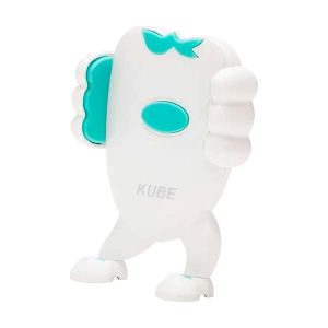 Soporte celular personita dando abrazo color blanco y rosa o blanco y celeste para ventilación celeste