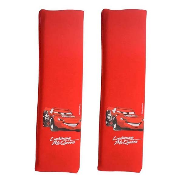 Juego cubre cinturón Disney Cars para auto tamaño chico y grande
