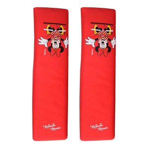 Juego cubre cinturón Disney Minnie para auto tamaño chico y grande