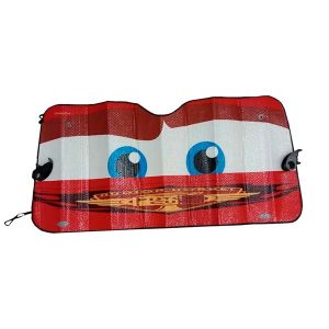 Cortina Parasol Delantera Disney Cars 130x60cm Con Ventosas