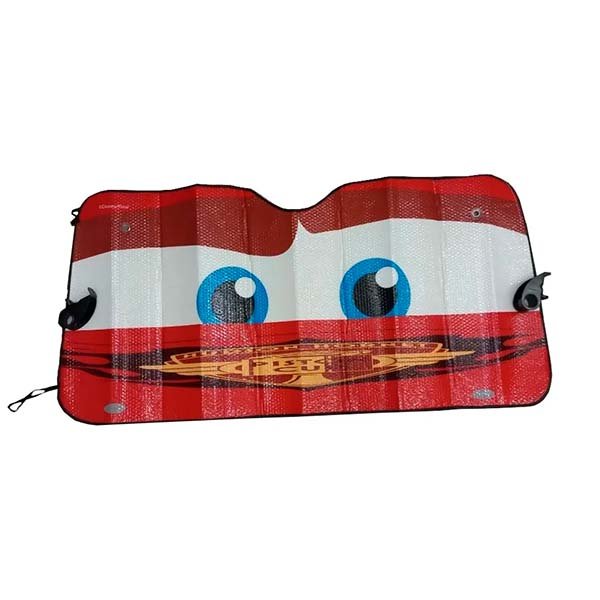 Cortina Parasol Delantera Disney Cars 130x60cm Con Ventosas