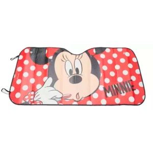 Cortina Parasol Delantera Disney Minnie 130x60cm Con Ventosas
