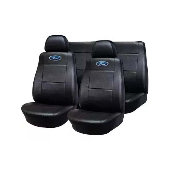 Funda para asiento con logo FORD negro 2